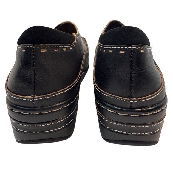 L'Artiste by Spring Step Women's Burbank Clog Leather Size 41 - Picture 5 of 11